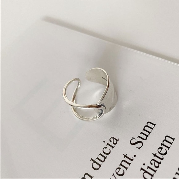 💎NEW 925 Sterling Silver Open Adjustable Ring - Picture 4 of 14